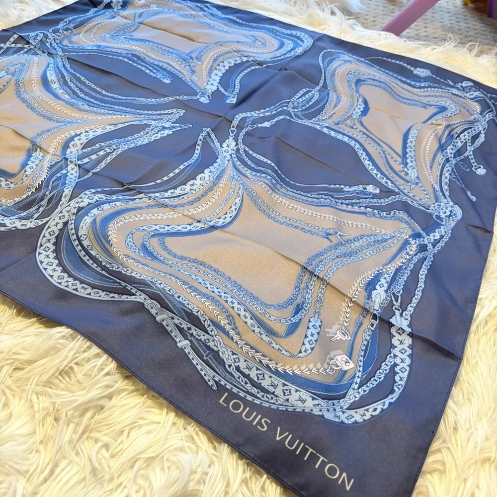 Louis Vuitton Monogram Multicolored Printed Silk Scarf‼️LAST ONE LEFT